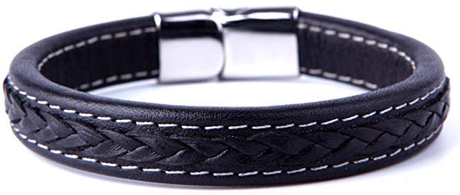 

Браслет Мужской Casual Leather Silver из натуральной кожи, 21 см