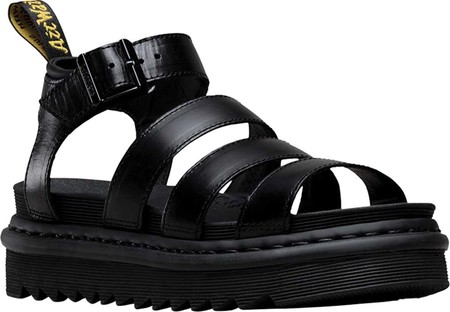 

Женские сандали Dr. Martens Blaire Strappy Sandal Black Brando Full Grain Waxy Leather 42