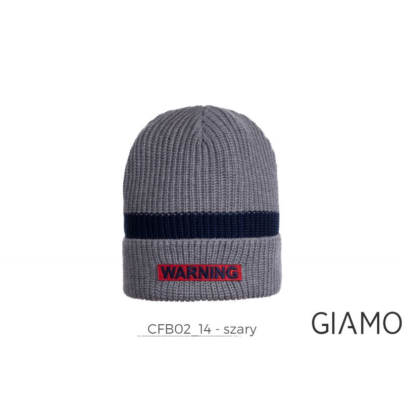 

Шапка «Полоска» GIAMO ОБЪЁМ 50/52 Серый CFB02/1