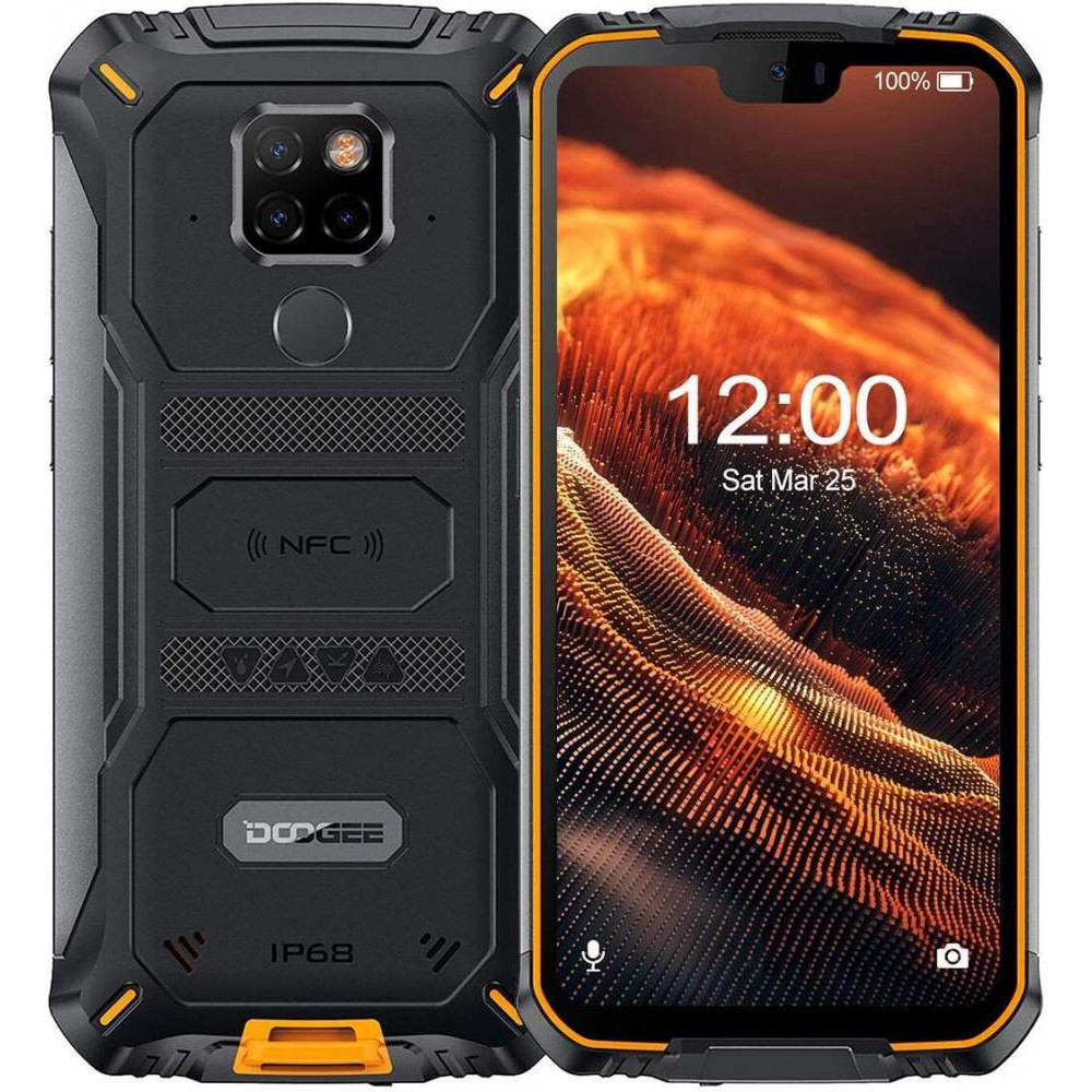 

Смартфон DOOGEE S68 Pro Orange 6Gb/128Gb 6300 мАч