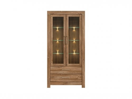

Сервант BRW Герман REG2W2S/20/10 98х201х42 дуб стирлинг