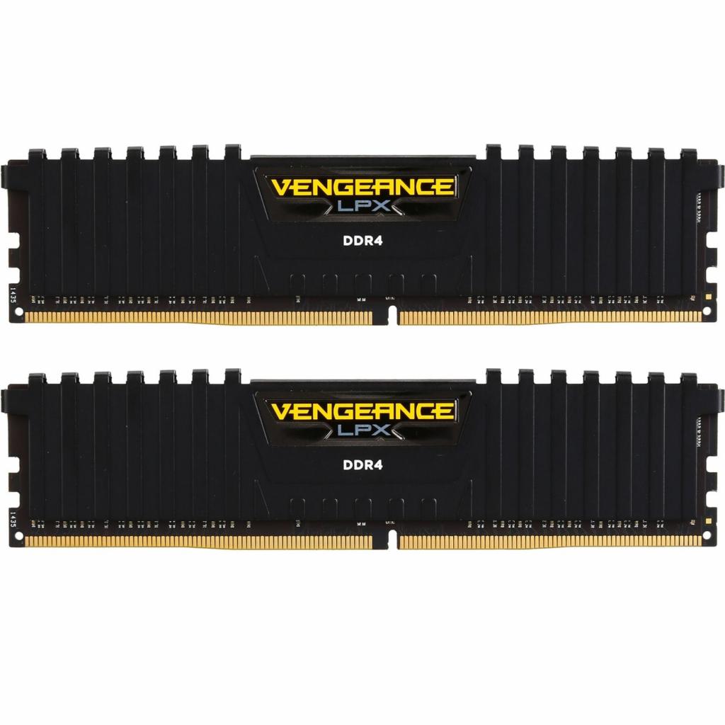 

Модуль пам&яті для комп&ютера DDR4 16GB (2x8GB) 3200 MHz Vengeance LPX Black CORSAIR (CMK16GX4M2B3200C16)