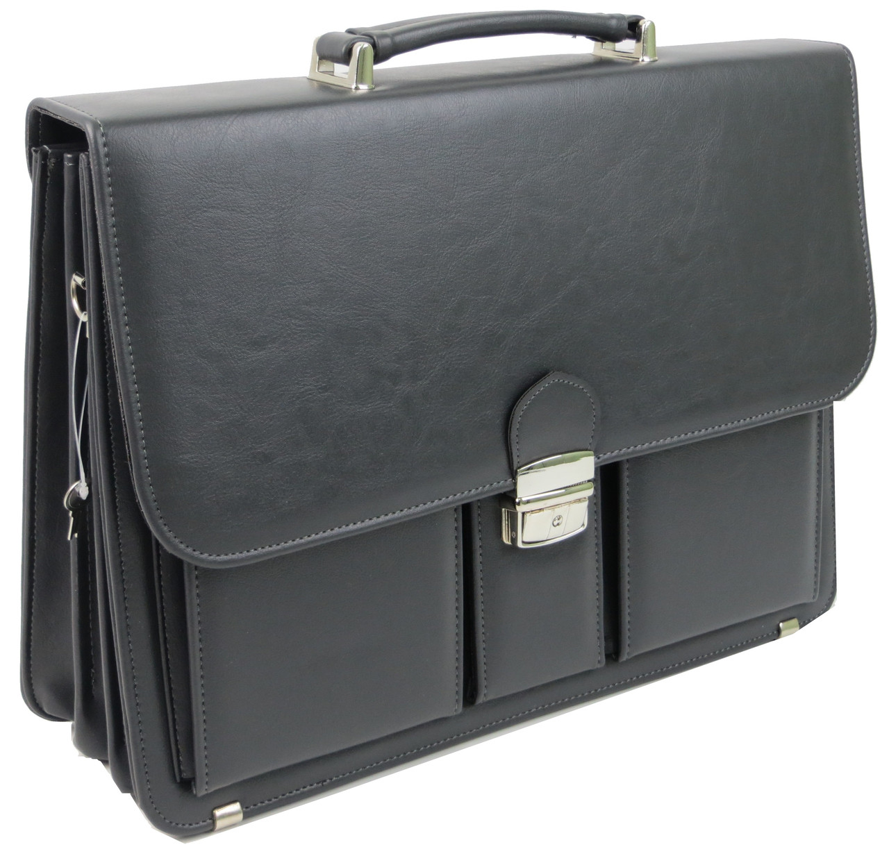 

Деловой портфель из кожзаменителя AMO серый supersumka (TР012SST10 grey)
