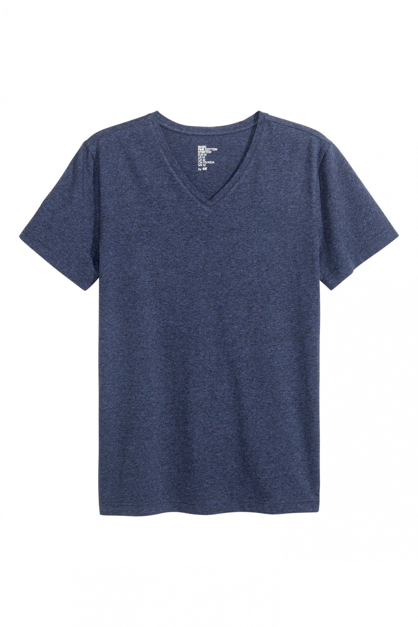 

Футболка H&M XS темно-синий меланж 2510875RP21