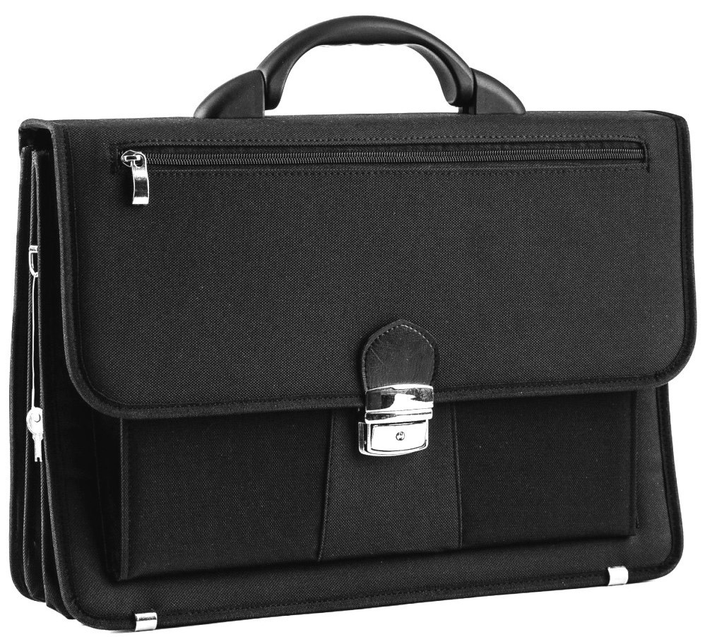 

Портфель деловой из кордура Amo черный supersumka (TР012Sst05 black)