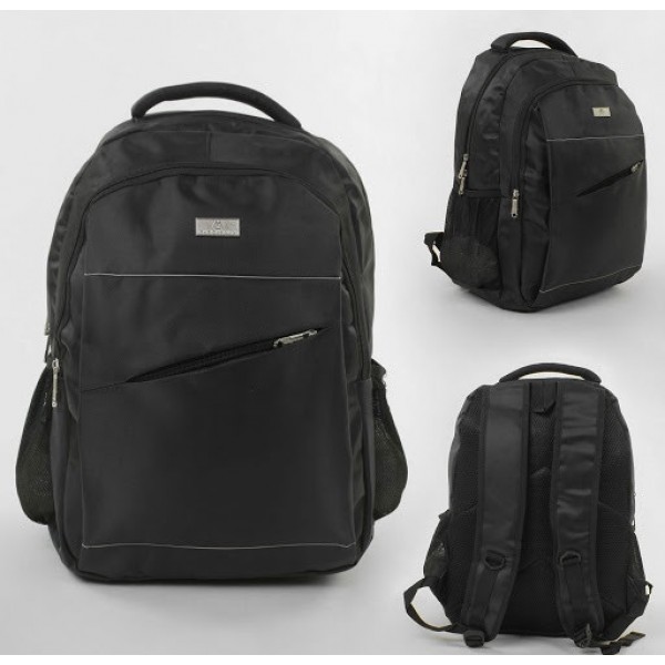 

Городской рюкзак DilARiV С 43617 С двумя кармана Мягкой спинкой Отделом для ноутбука 13" Черный