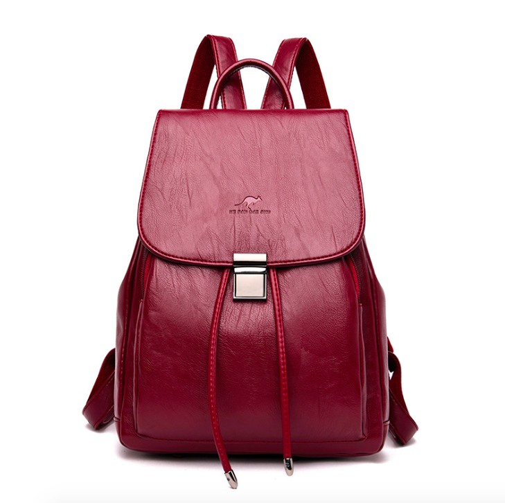 

Рюкзак женский кожзам Hefan Daishu Backpack Бордовый