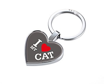 

Брелок для ключей I Love My Cat