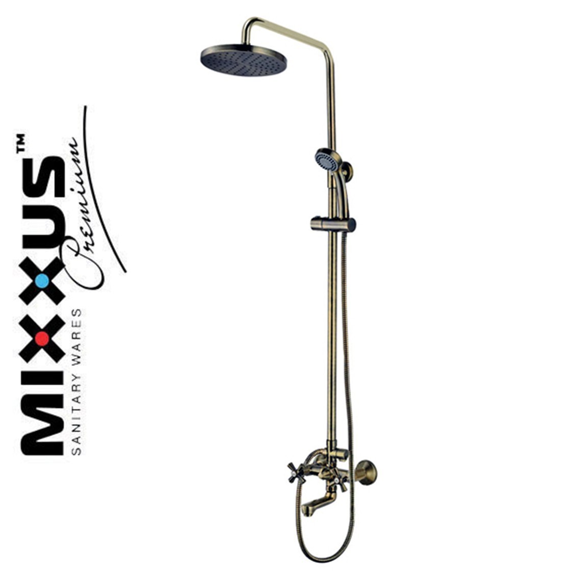 

Душевая колонна Mixxus Retro Bronze 009-J