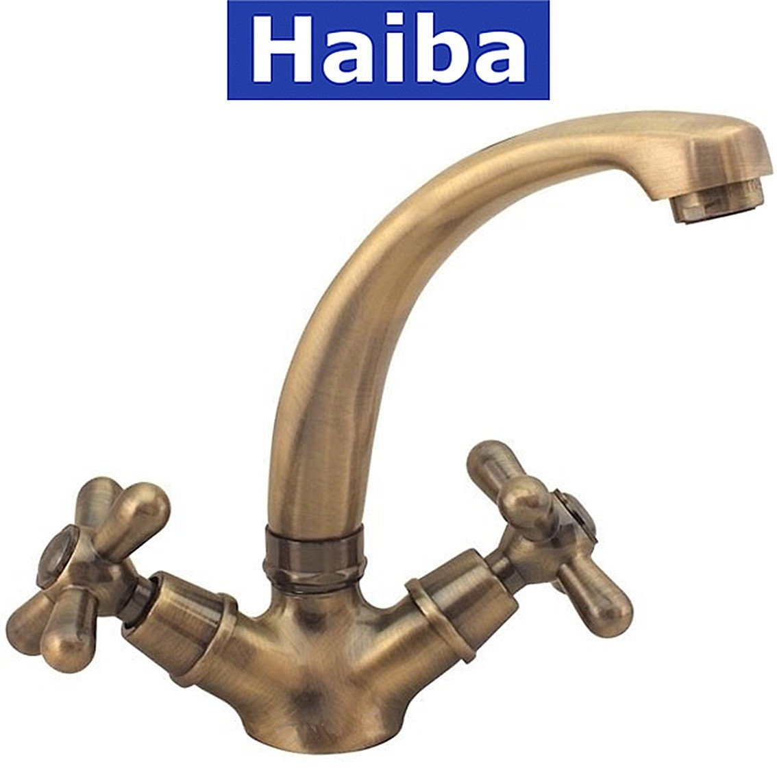 

Смеситель для кухни ухо Haiba Dominox (Chr-272) BRONZE