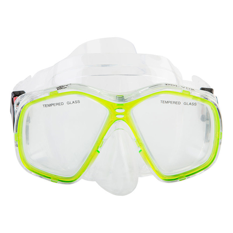 

Маска для подводного плавания Dolvor Поликарбонат Обтюратор PVC Закаленное стекло Желтый (СМИ M276P)