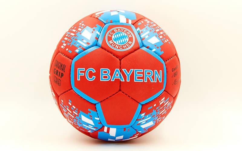 

Мяч футбольный 5 размера БАВАРИЯ МЮНХЕН BAYERN MUNCHEN сшитый вручную красно синий (СПО FB-6691)