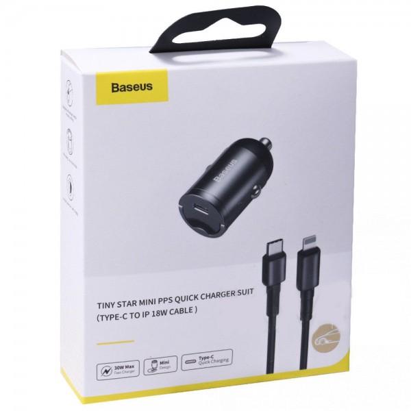

Автомобильное зарядное Baseus (TZVCHX-0G) Tiny Star Mini PPS Gray (BS-000068595)