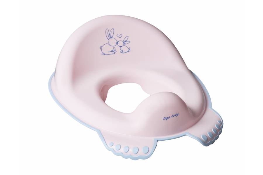 

TEGA BABY Накладка на унитаз детская нескользящая "Кролики" bublik (TP014KR-002)