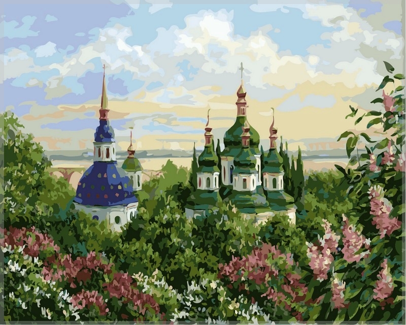 

Картина по номерам Babylon Весенне утро 40*50 см (в коробке) арт.VP367
