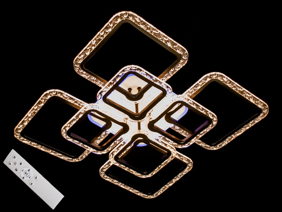 

Светодиодная люстра QX2519/4+4BK