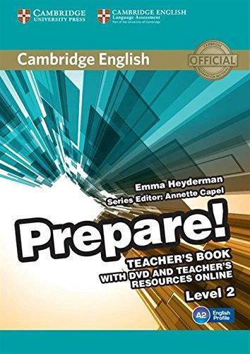 

Книга для учителя Cambridge English Prepare! 2 Teachers Book with DVD with Teachers Resources Online ISBN 9780521180504