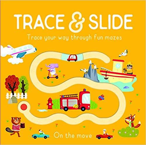 

Книга с тактильными ощущениями Trace and Slide: On the Move ISBN 9789463785617