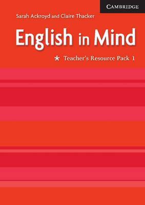 

Книга English in Mind 1 Teachers Resource Pack ISBN 9780521750523