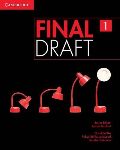 

Учебник Final Draft Level 1 Students Book with Online Writing Pack Bohlke, D ISBN 9781107495371