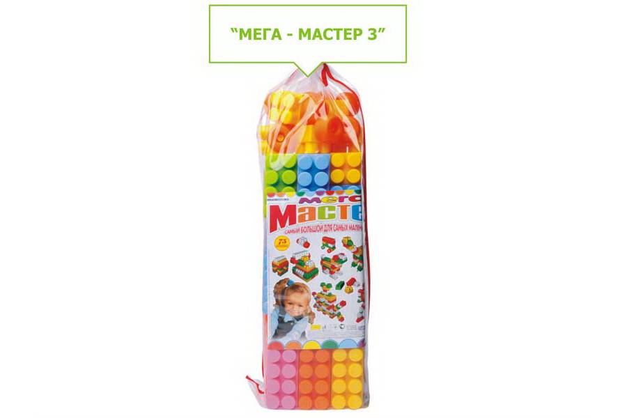 

Конструктор "Мега Мастер 3" 34 дет. MAXIMUS bublik (TP0145091)
