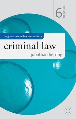 

Книга Criminal Law 6th Edition Herring, J. ISBN 9780230217133