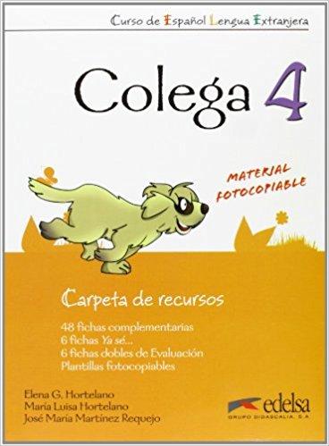 

Книга Colega 4 Carpeta de Recursos Hortelano, M ISBN 9788477119869