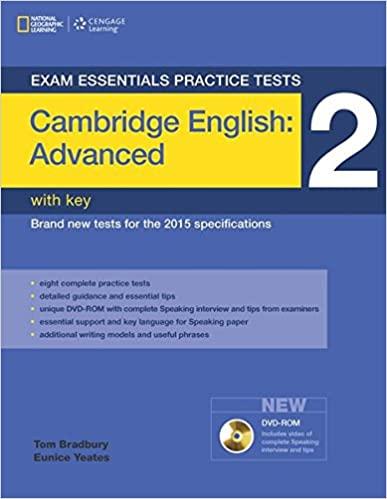 

Книга Exam Essentials: Cambridge Advanced Practice Tests 2 with Answer Key & DVD-ROM ISBN 9781285745077