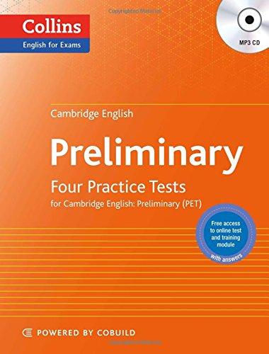 

Тесты Four Practice Tests for Cambridge English with Mp3 CD: Preliminary ISBN 9780007529551