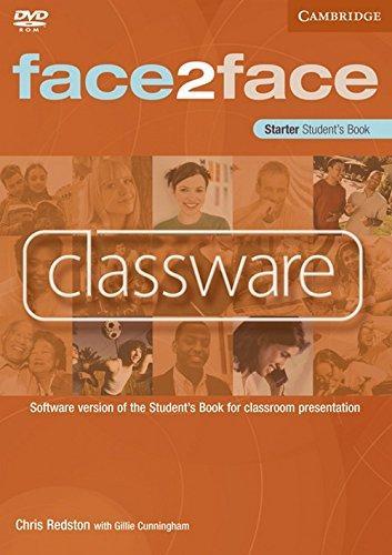 

Face2face Starter Classware DVD-ROM (single classroom) Redston, Ch ISBN 9780521740449