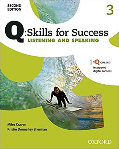 

Q: Skills for Success 2nd Edition. Listening & Speaking 3 Audio CDs ISBN 9780194819251