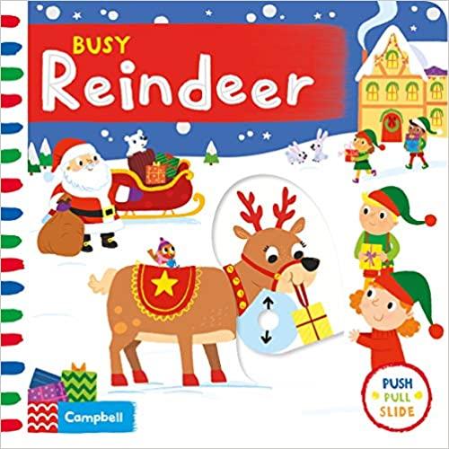 

Книга с движущимися элементами Busy Reindeer ISBN 9781529004922