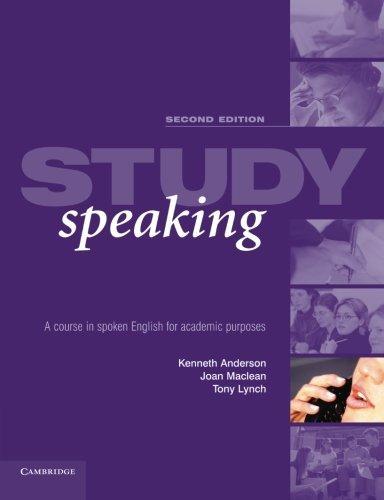 

Книга Study Speaking Second edition Paperback Anderson, K ISBN 9780521533966