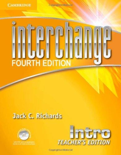 

Interchange 4th Edition Intro Teachers Edition with Assessment Audio CD/CD-ROM Richards, J ISBN 9781107640115