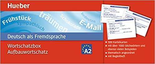 

Карточки Deutsch als Fremdsprache: Wortschatzbox — Aufbauwortschatz A2 ISBN 9783191079154