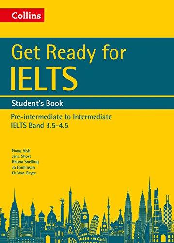 

Учебник Get Ready for IELTS Band 3.5-4.5 Students Book ISBN 9780008139179