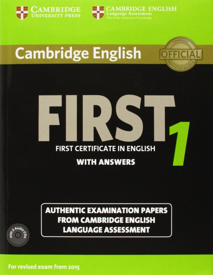 

Учебник Cambridge English First 1 Students Book with answers and Audio CDs (2) ISBN 9781107663312