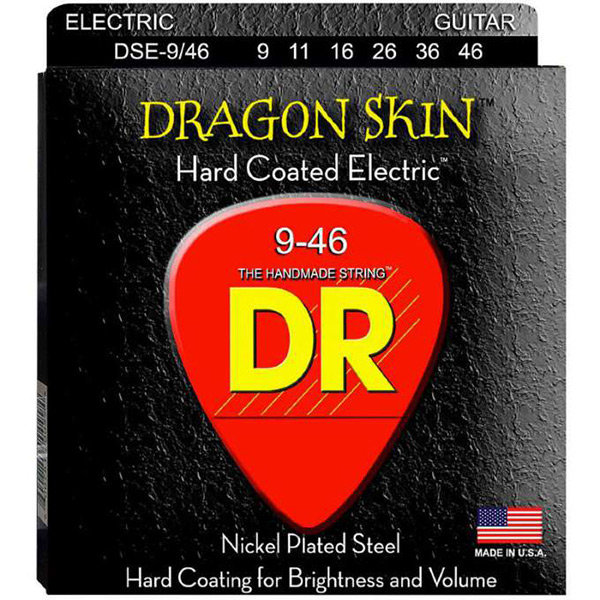 

Струны для электрогитары DR DSE-9 Dragonskin K3 Coated 9/42