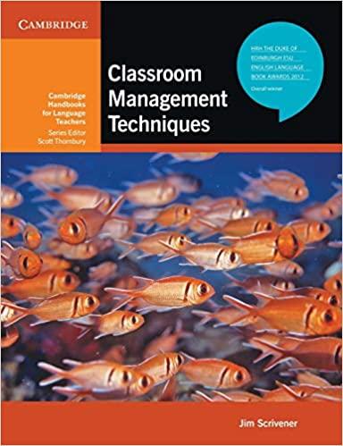 

Книга Classroom Management Techniques ISBN 9780521741859