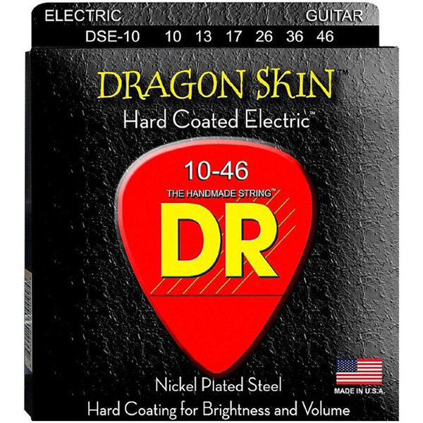 

Струны для электрогитары DR DSE-10 Dragonskin K3 Coated 10/46