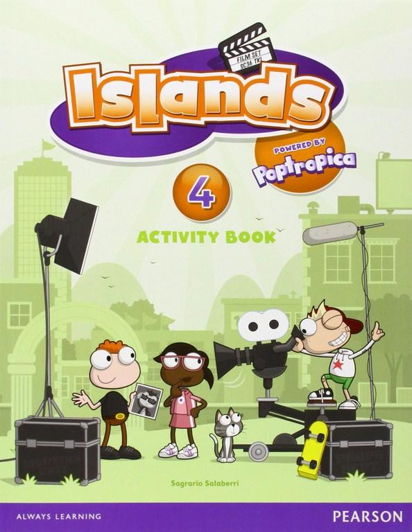 

Рабочая тетрадь Islands 4 Activity Book with pincode ISBN 9781408290422