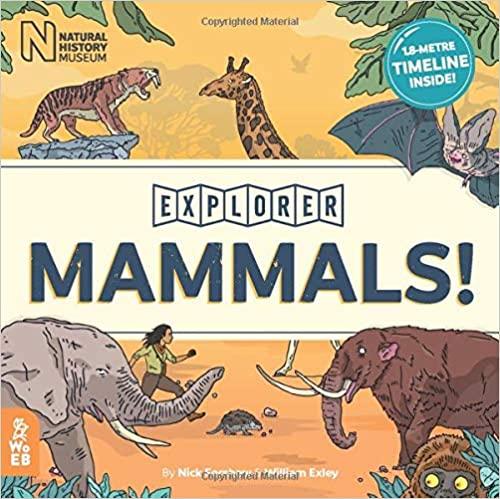 

Книжка-раскладушка Explorer: Mammals! Nick Forshaw, William Exley ISBN 9780995576629