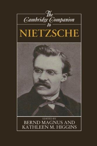 

Книга The Cambridge Companion to Nietzsche ISBN 9780521367677