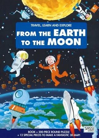 

Книга,Пазл Travel, Learn and Explore: From the Earth to the Moon Book and Puzzle Matteo Gaule, Valentina Facci