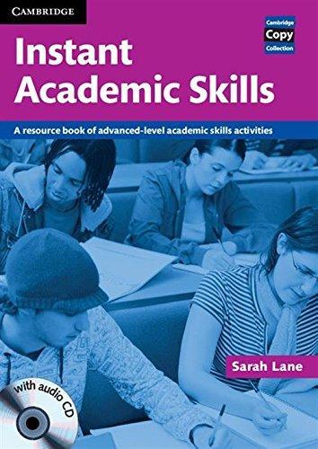 

Cambridge Copy Collection: Instant Academic Skills with Audio CD ISBN 9780521121620