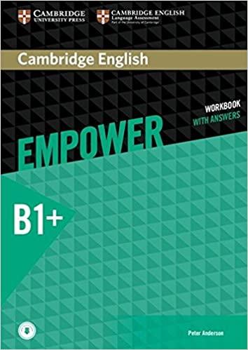 

Рабочая тетрадь Cambridge English Empower B1+ Intermediate Workbook + key + Audio ISBN 9781107468696
