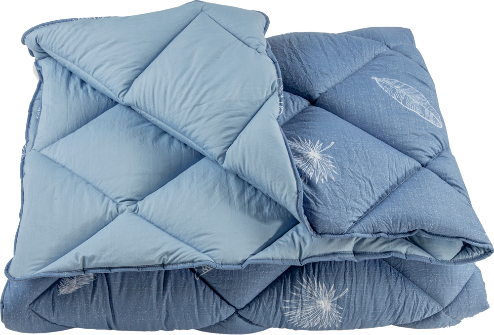 

Одеяло Balak Home Washed Cotton 150х210 Голубой тукан