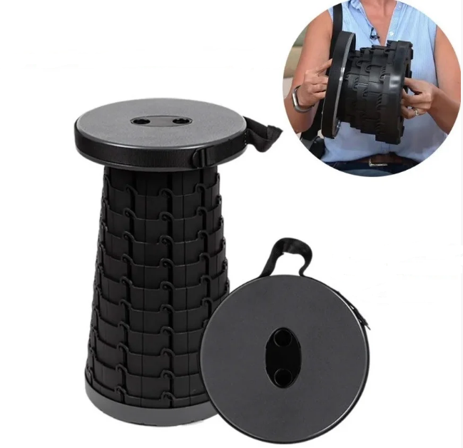 

Складной табурет Retractable Stool (7108) Черный