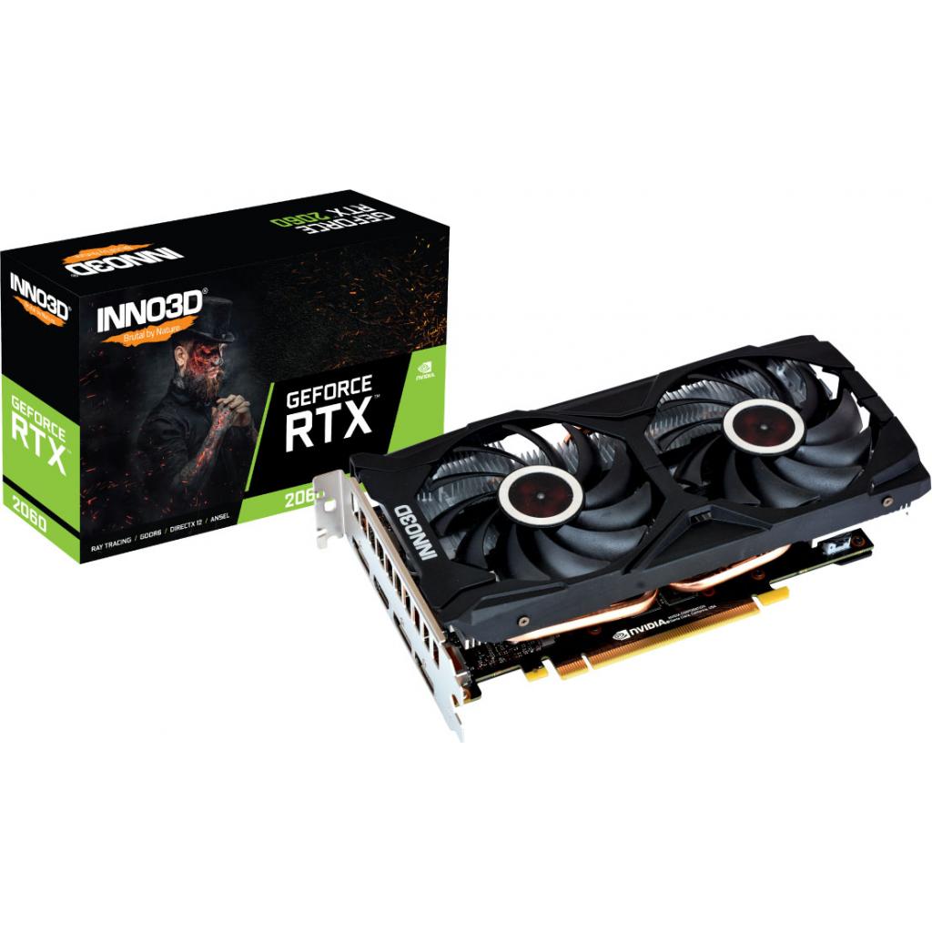 

ВидеокартаINNOЗD GEFORCE RTX 2060 ТWIN Х2 6GB GDDR6 (N20602-06D6-1710VA15L)