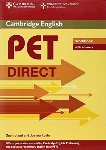 

Рабочая тетрадь Direct Cambridge PET Workbook with answers ISBN 9780521167154